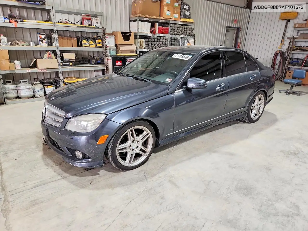 2010 Mercedes-Benz C 300 4Matic VIN: WDDGF8BB7AF401673 Lot: 61318536