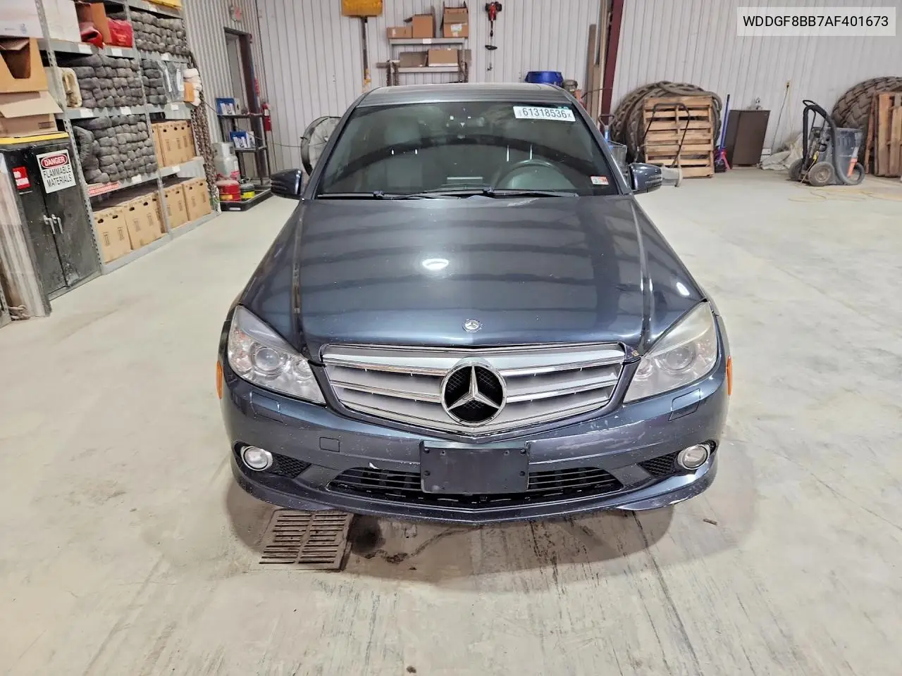 2010 Mercedes-Benz C 300 4Matic VIN: WDDGF8BB7AF401673 Lot: 61318536