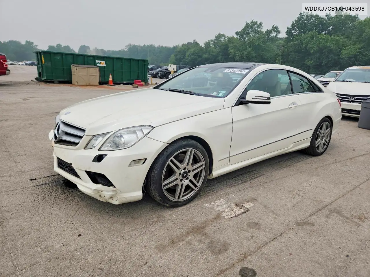 2010 Mercedes-Benz E 550 VIN: WDDKJ7CB1AF043598 Lot: 61349096