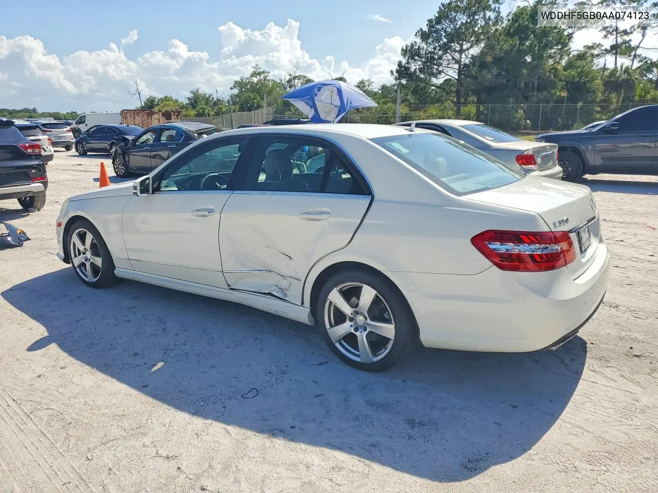 2010 Mercedes-Benz E 350 VIN: WDDHF5GB0AA074123 Lot: 61359916