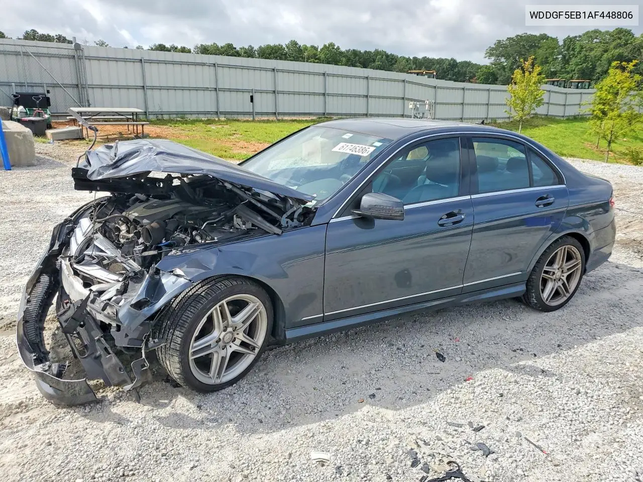 2010 Mercedes-Benz C 300 VIN: WDDGF5EB1AF448806 Lot: 61746386