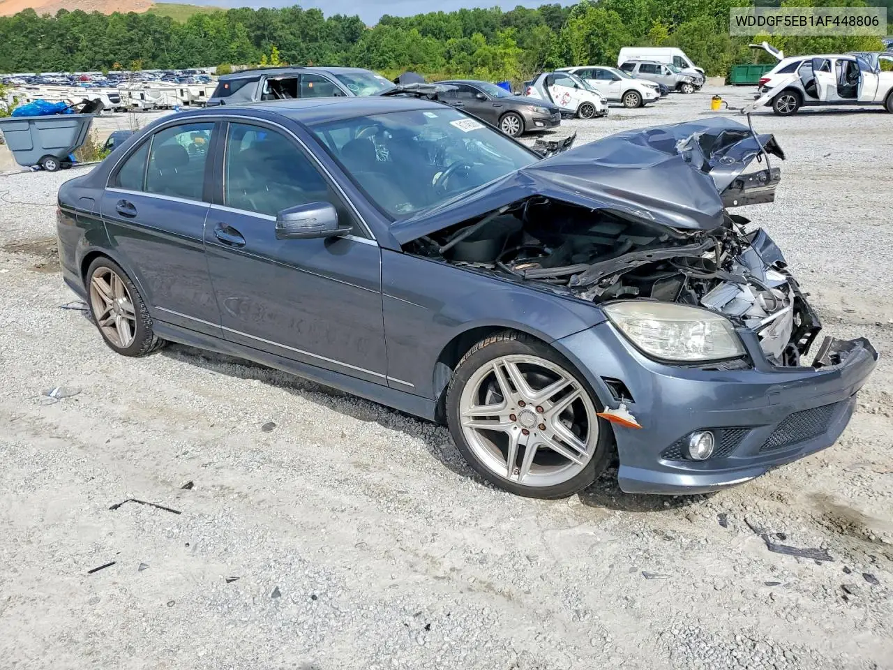 2010 Mercedes-Benz C 300 VIN: WDDGF5EB1AF448806 Lot: 61746386
