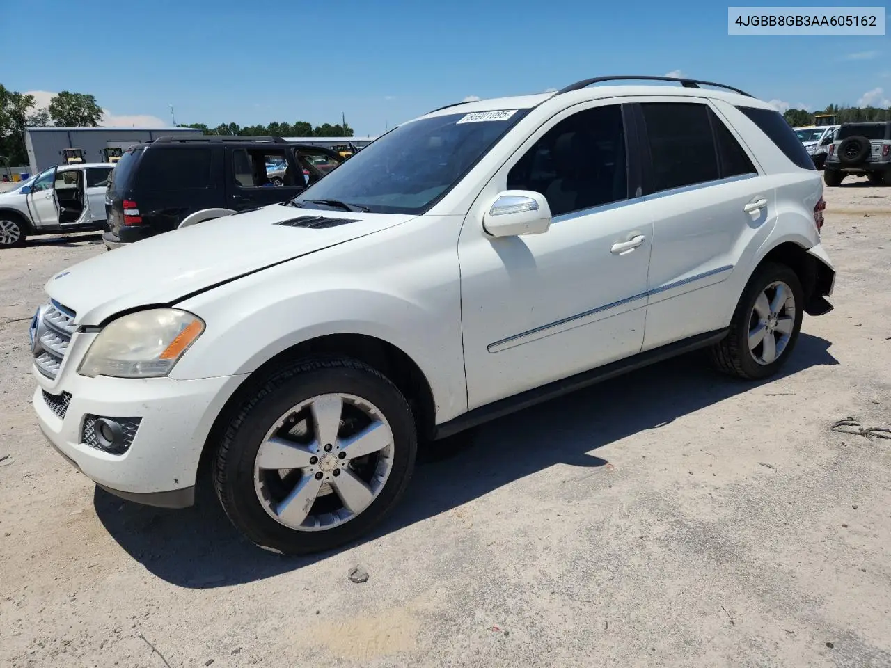 2010 Mercedes-Benz Ml 350 4Matic VIN: 4JGBB8GB3AA605162 Lot: 65901095