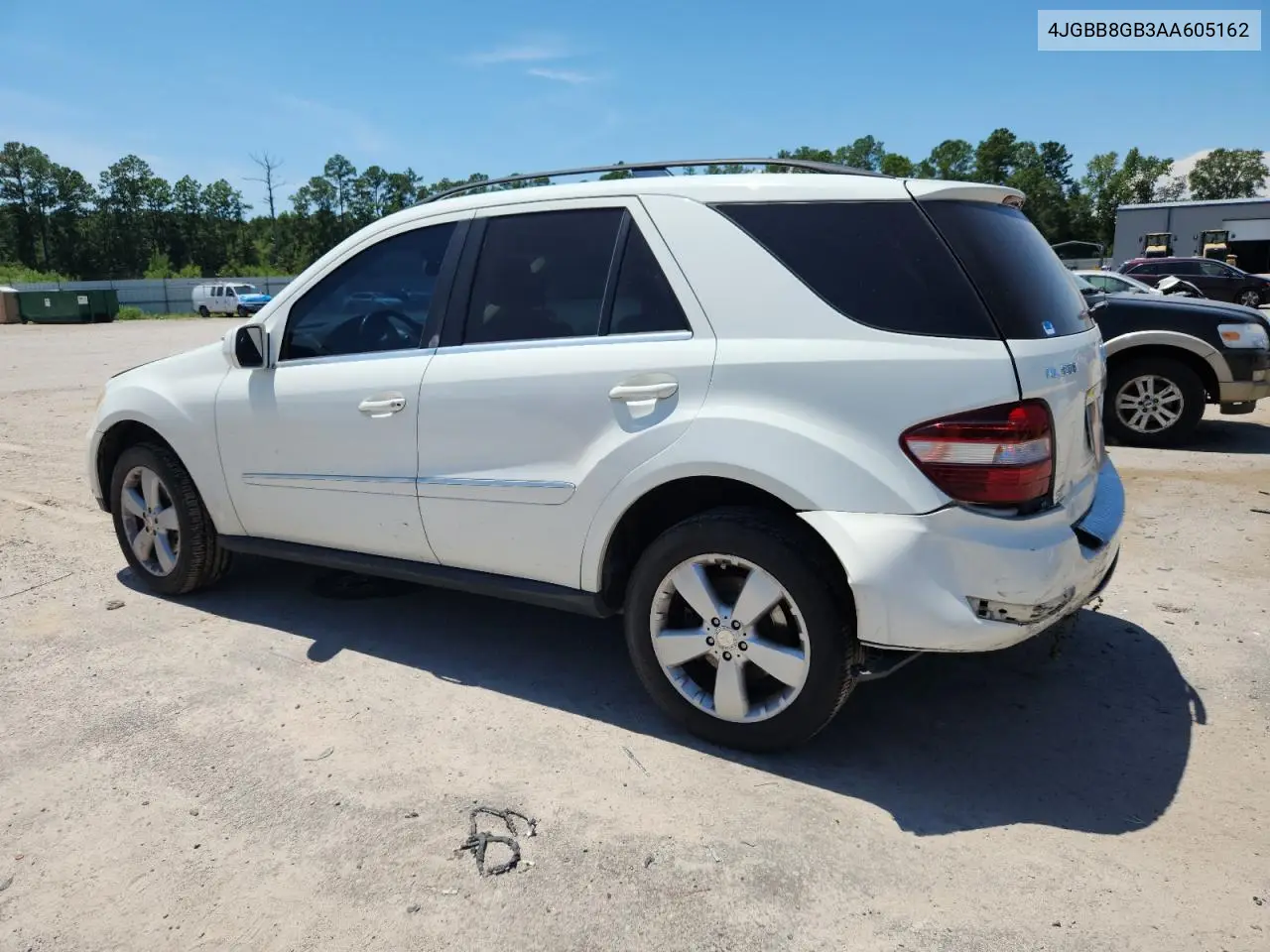 2010 Mercedes-Benz Ml 350 4Matic VIN: 4JGBB8GB3AA605162 Lot: 65901095