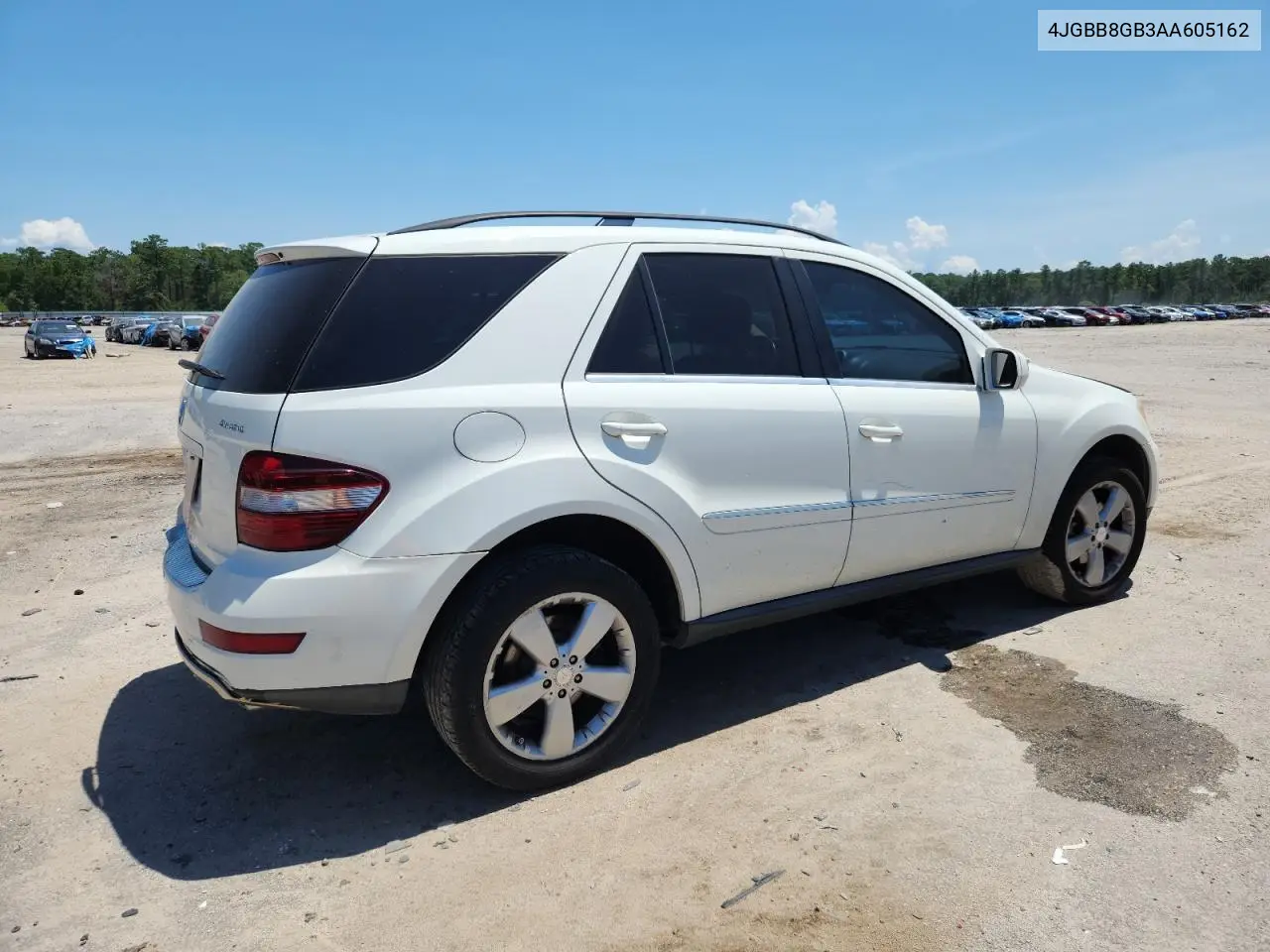 2010 Mercedes-Benz Ml 350 4Matic VIN: 4JGBB8GB3AA605162 Lot: 65901095