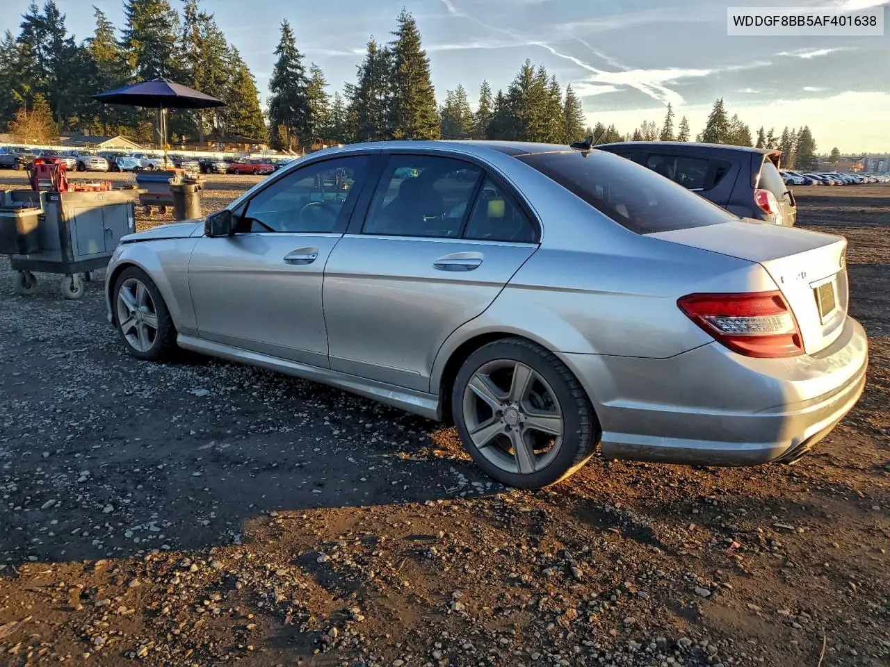 2010 Mercedes-Benz C 300 4Matic VIN: WDDGF8BB5AF401638 Lot: 73927295