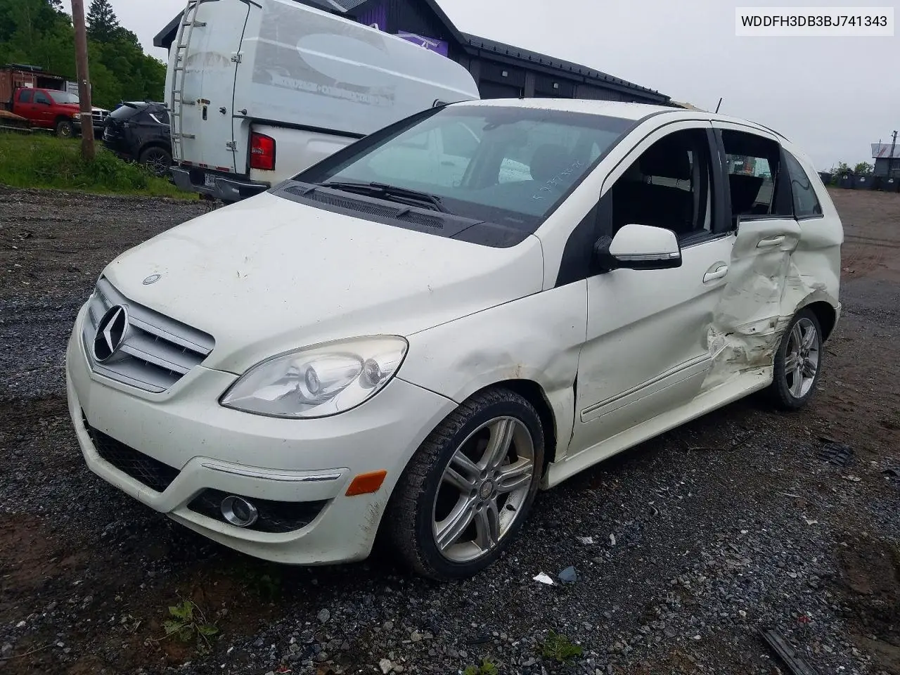 2011 Mercedes-Benz B200 VIN: WDDFH3DB3BJ741343 Lot: 57373076