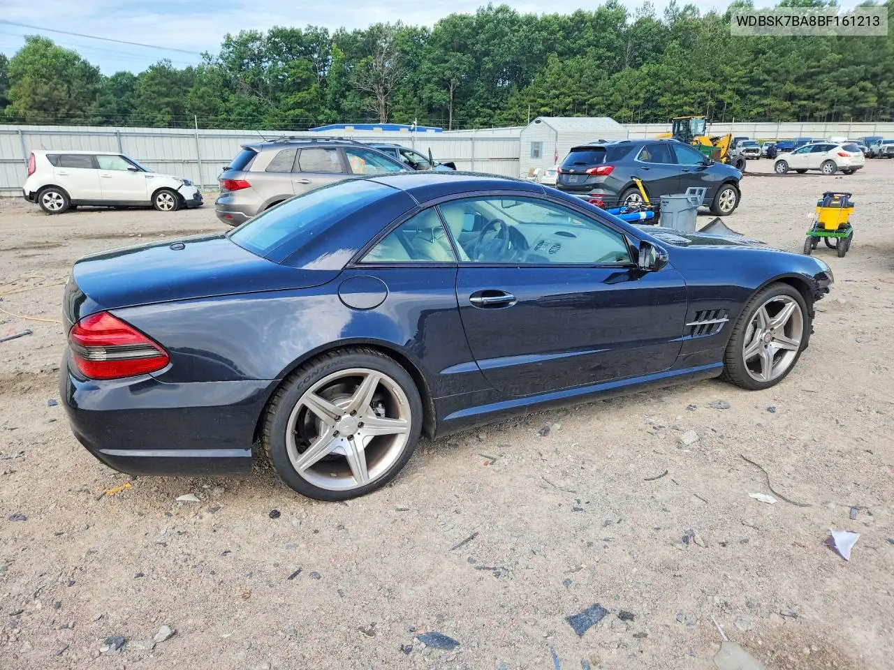 2011 Mercedes-Benz Sl 550 VIN: WDBSK7BA8BF161213 Lot: 58021976