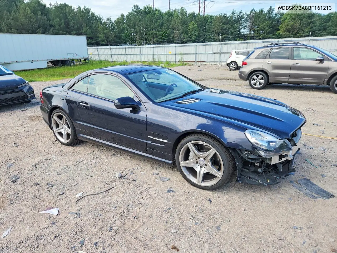 2011 Mercedes-Benz Sl 550 VIN: WDBSK7BA8BF161213 Lot: 58021976