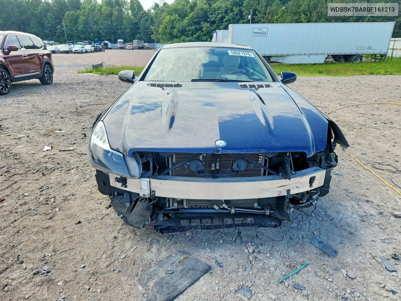 2011 Mercedes-Benz Sl 550 VIN: WDBSK7BA8BF161213 Lot: 58021976