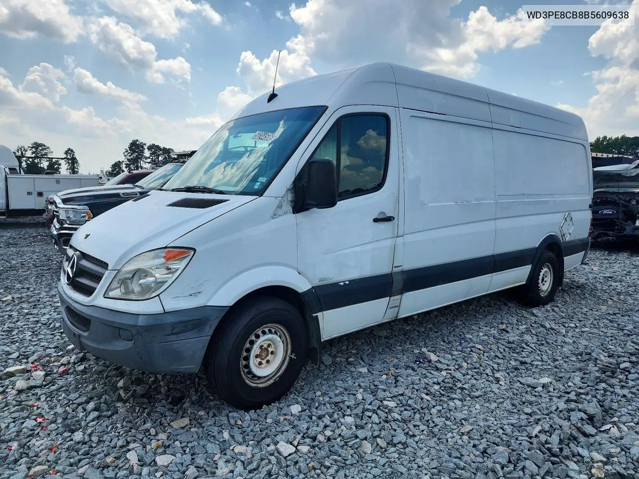 2011 Mercedes-Benz Sprinter 2500 Delivery Van VIN: WD3PE8CB8B5609638 Lot: 58244506