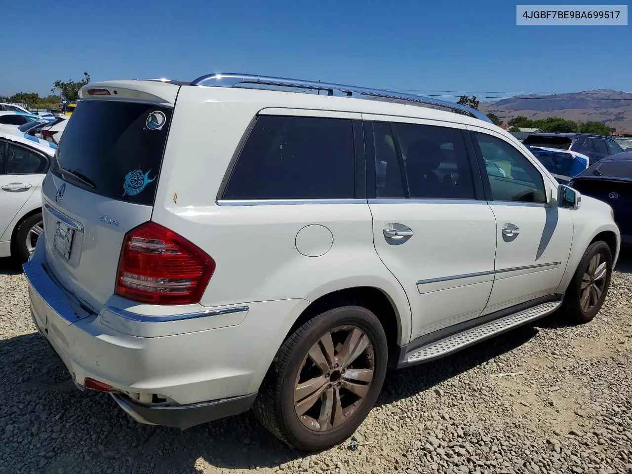 2011 Mercedes-Benz Gl 450 4Matic VIN: 4JGBF7BE9BA699517 Lot: 58448096