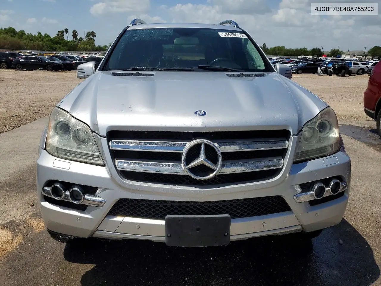 2011 Mercedes-Benz Gl 450 4Matic VIN: 4JGBF7BE4BA755203 Lot: 58468906