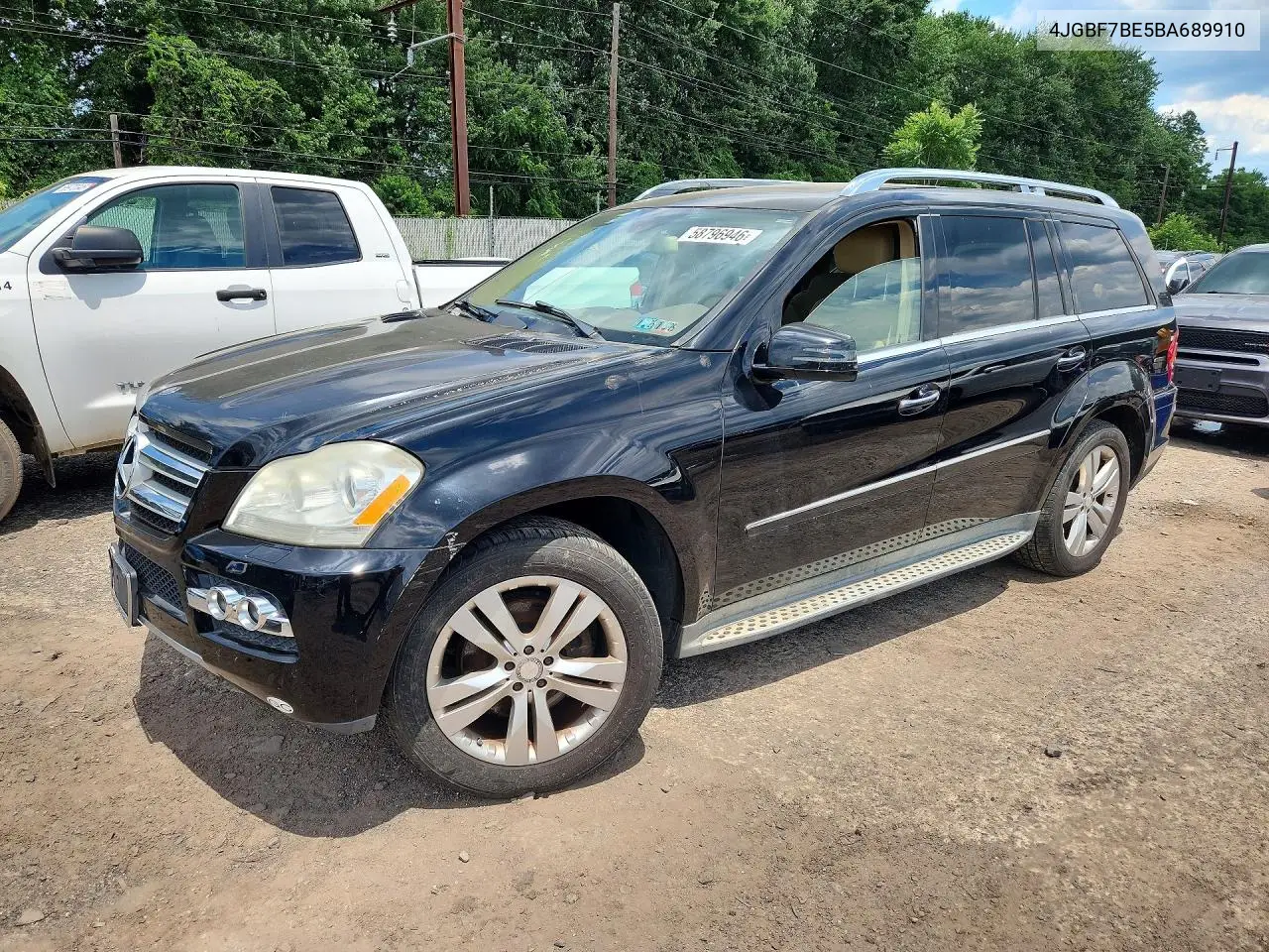2011 Mercedes-Benz Gl 450 4Matic VIN: 4JGBF7BE5BA689910 Lot: 58796946