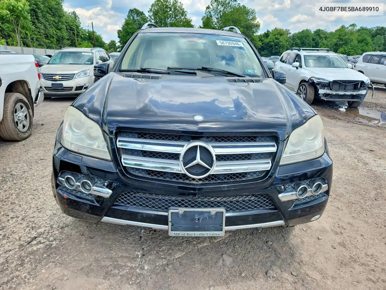 2011 Mercedes-Benz Gl 450 4Matic VIN: 4JGBF7BE5BA689910 Lot: 58796946