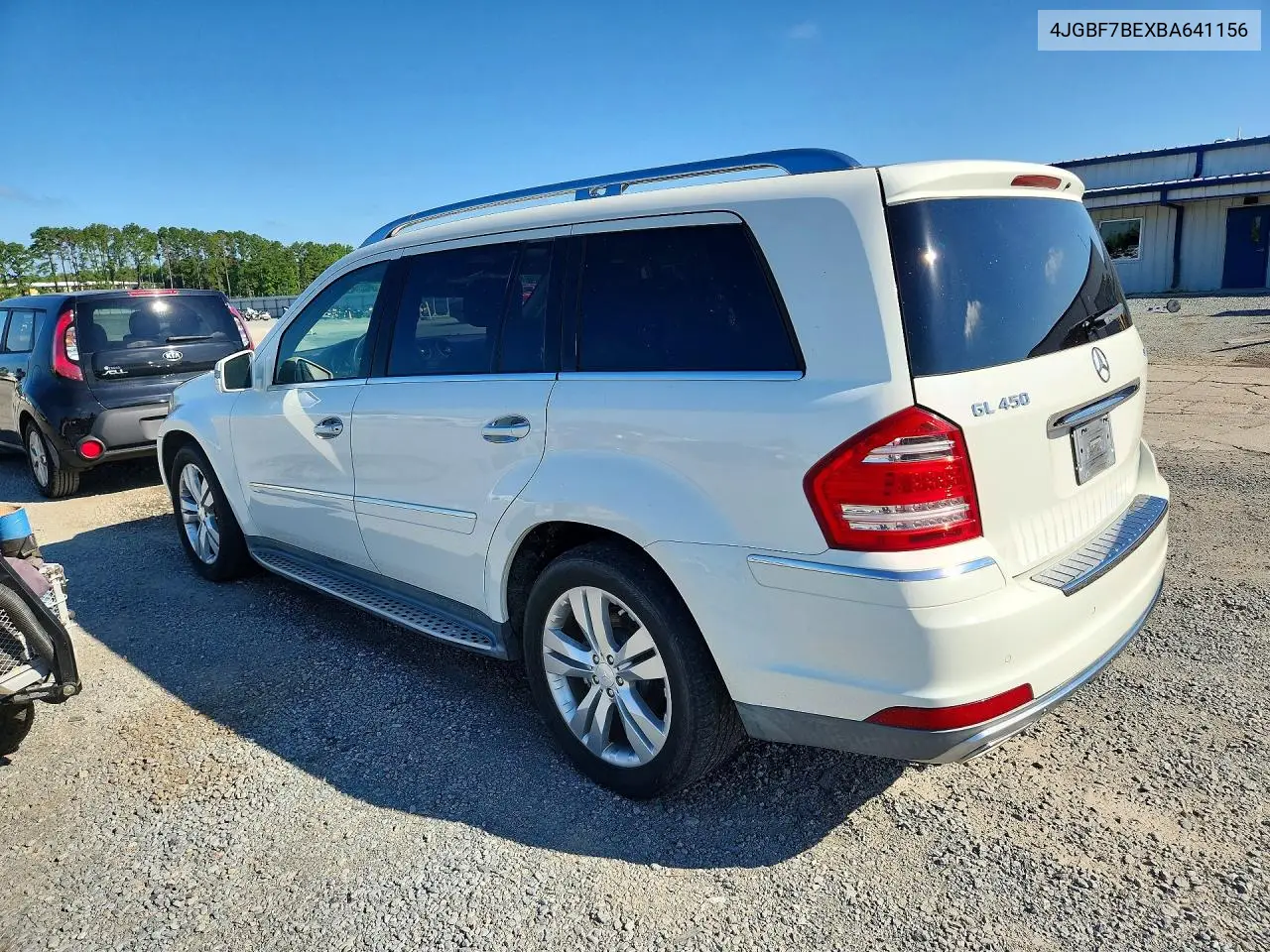 2011 Mercedes-Benz Gl 450 4Matic VIN: 4JGBF7BEXBA641156 Lot: 58944046
