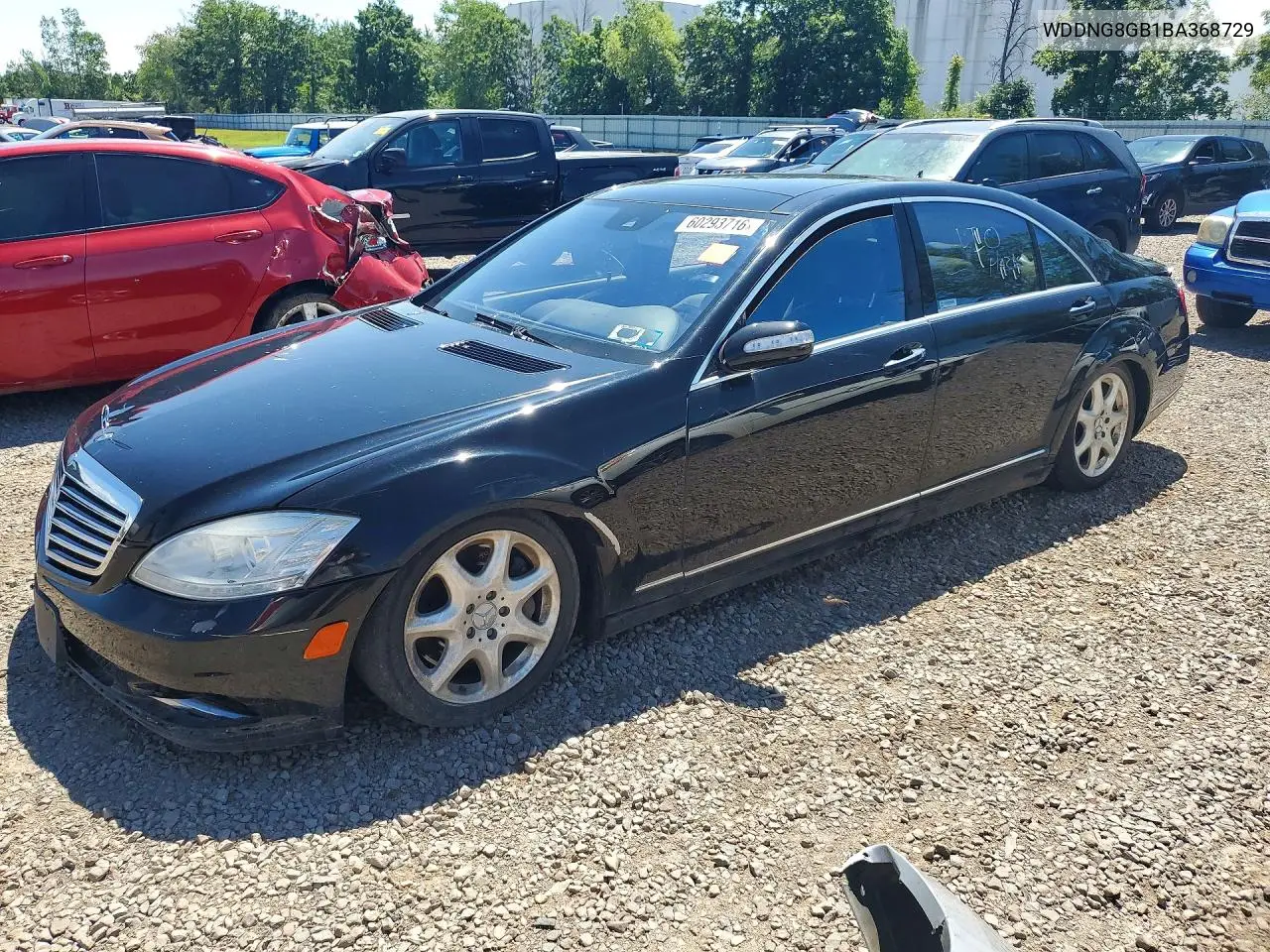 2011 Mercedes-Benz S 550 4Matic VIN: WDDNG8GB1BA368729 Lot: 60293716