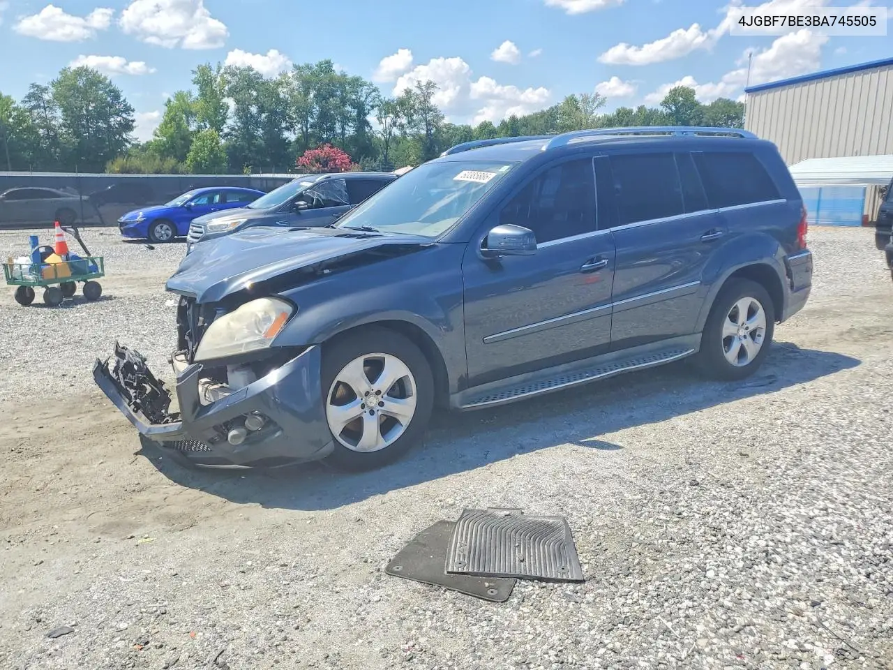 2011 Mercedes-Benz Gl 450 4Matic VIN: 4JGBF7BE3BA745505 Lot: 60385886