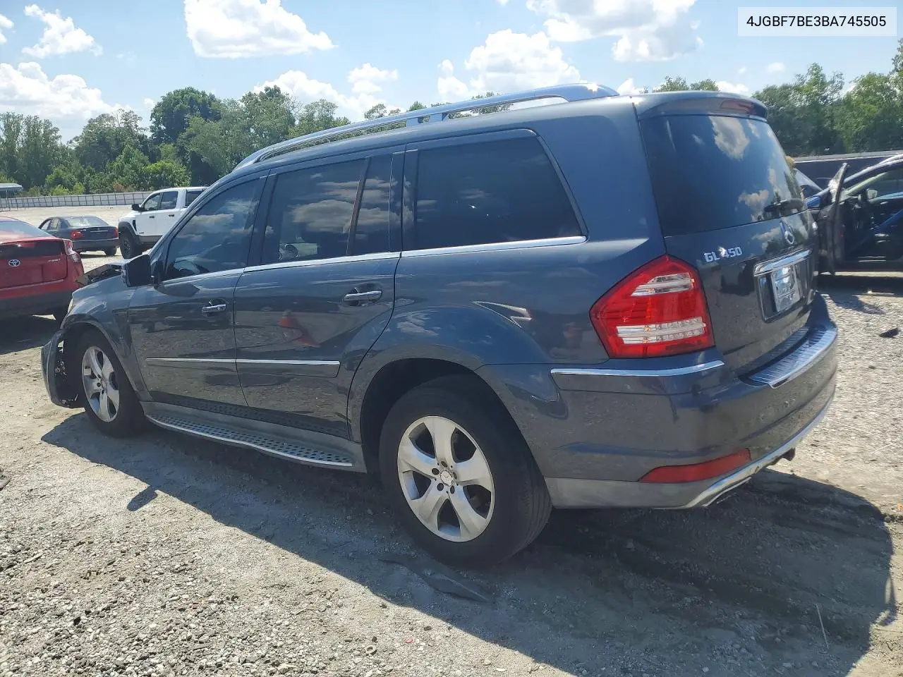 2011 Mercedes-Benz Gl 450 4Matic VIN: 4JGBF7BE3BA745505 Lot: 60385886