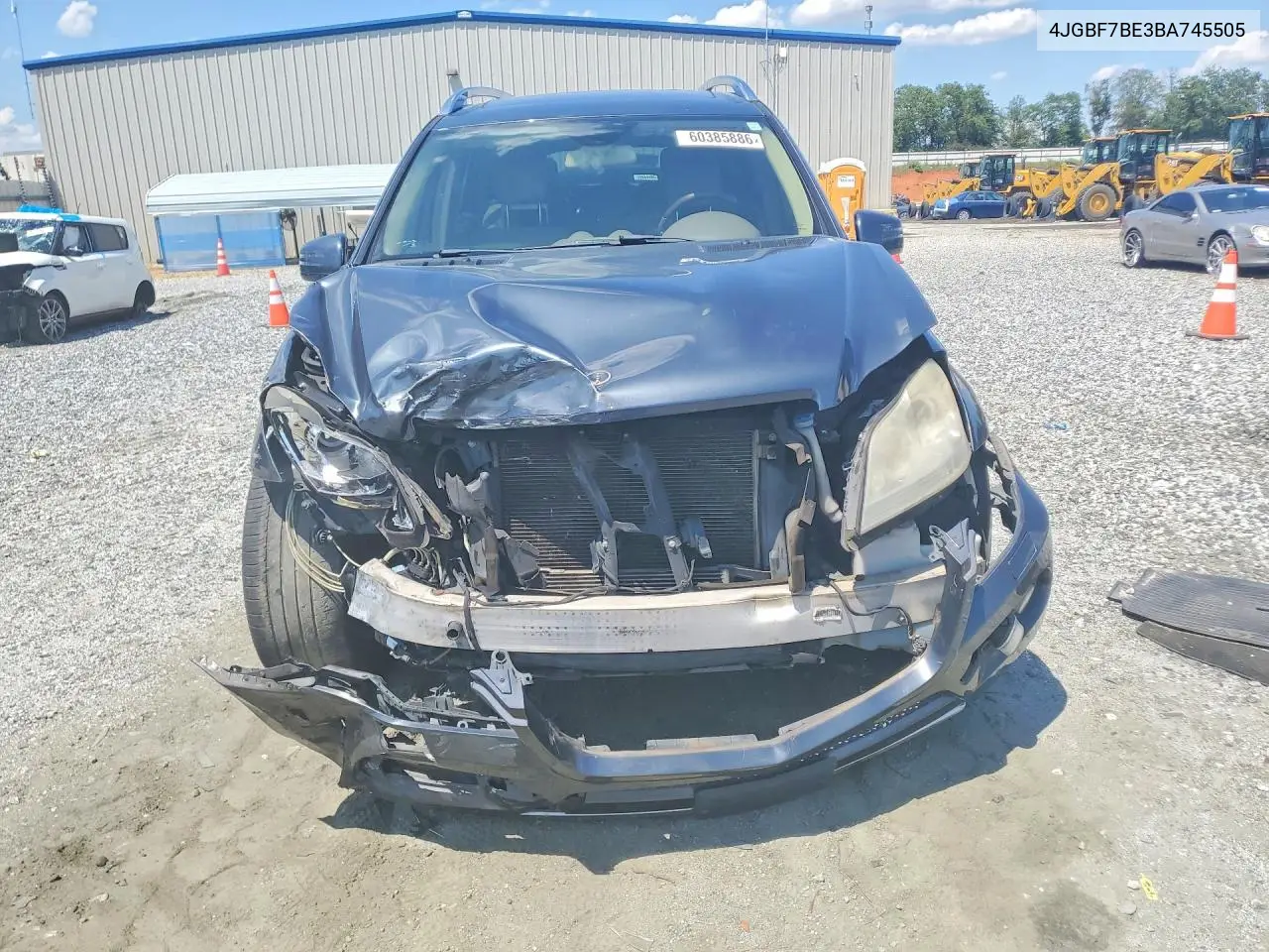 2011 Mercedes-Benz Gl 450 4Matic VIN: 4JGBF7BE3BA745505 Lot: 60385886