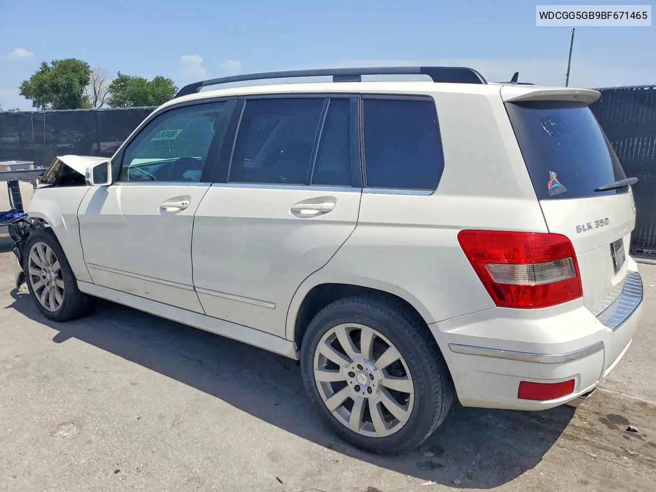 2011 Mercedes-Benz Glk 350 VIN: WDCGG5GB9BF671465 Lot: 60436446