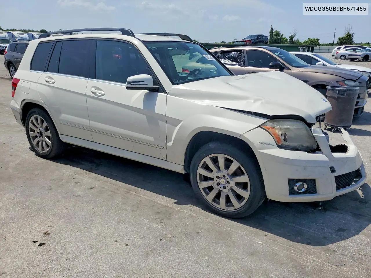 2011 Mercedes-Benz Glk 350 VIN: WDCGG5GB9BF671465 Lot: 60436446