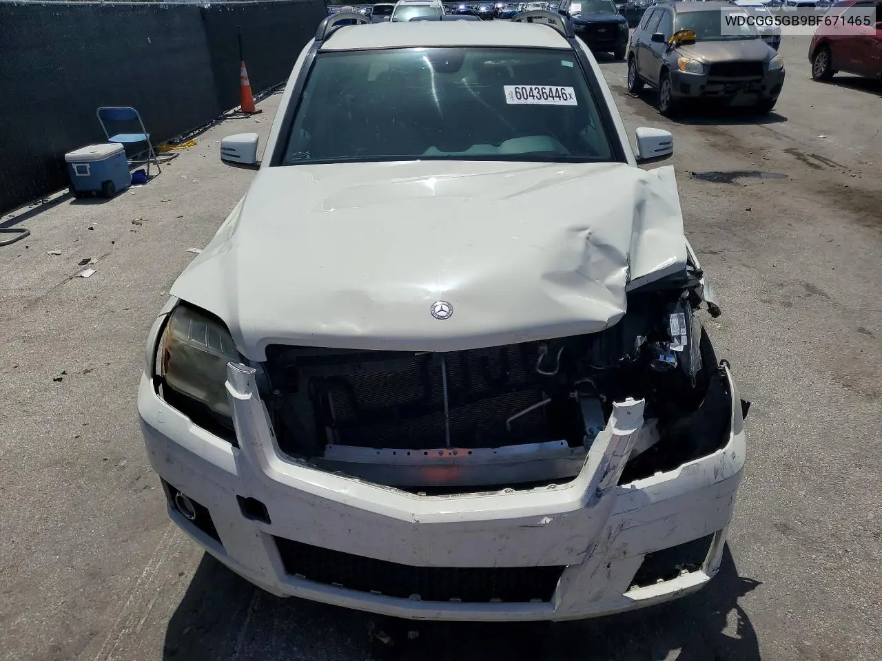 2011 Mercedes-Benz Glk 350 VIN: WDCGG5GB9BF671465 Lot: 60436446