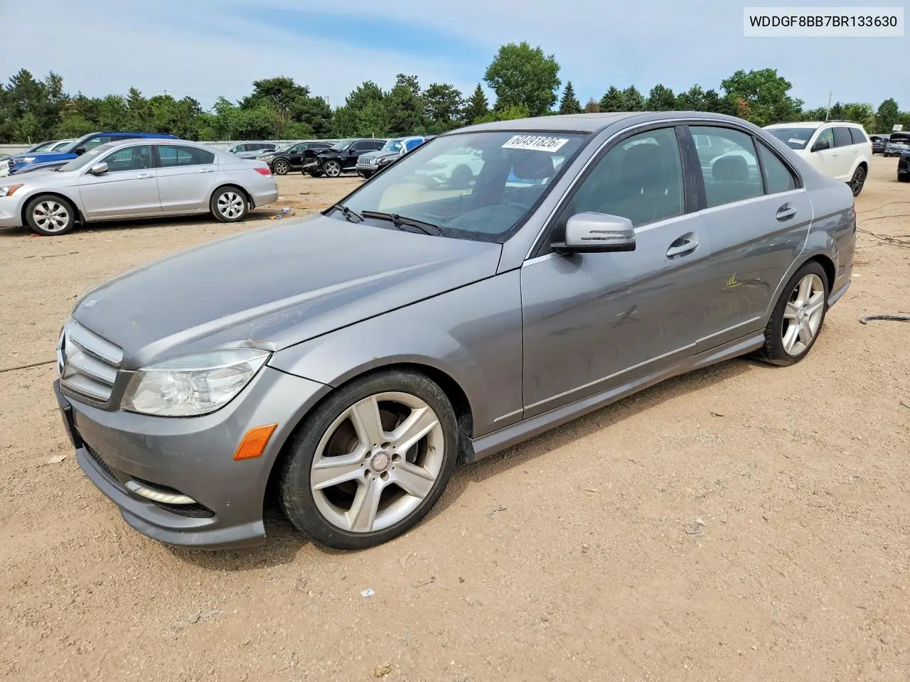 2011 Mercedes-Benz C 300 4Matic VIN: WDDGF8BB7BR133630 Lot: 60491826
