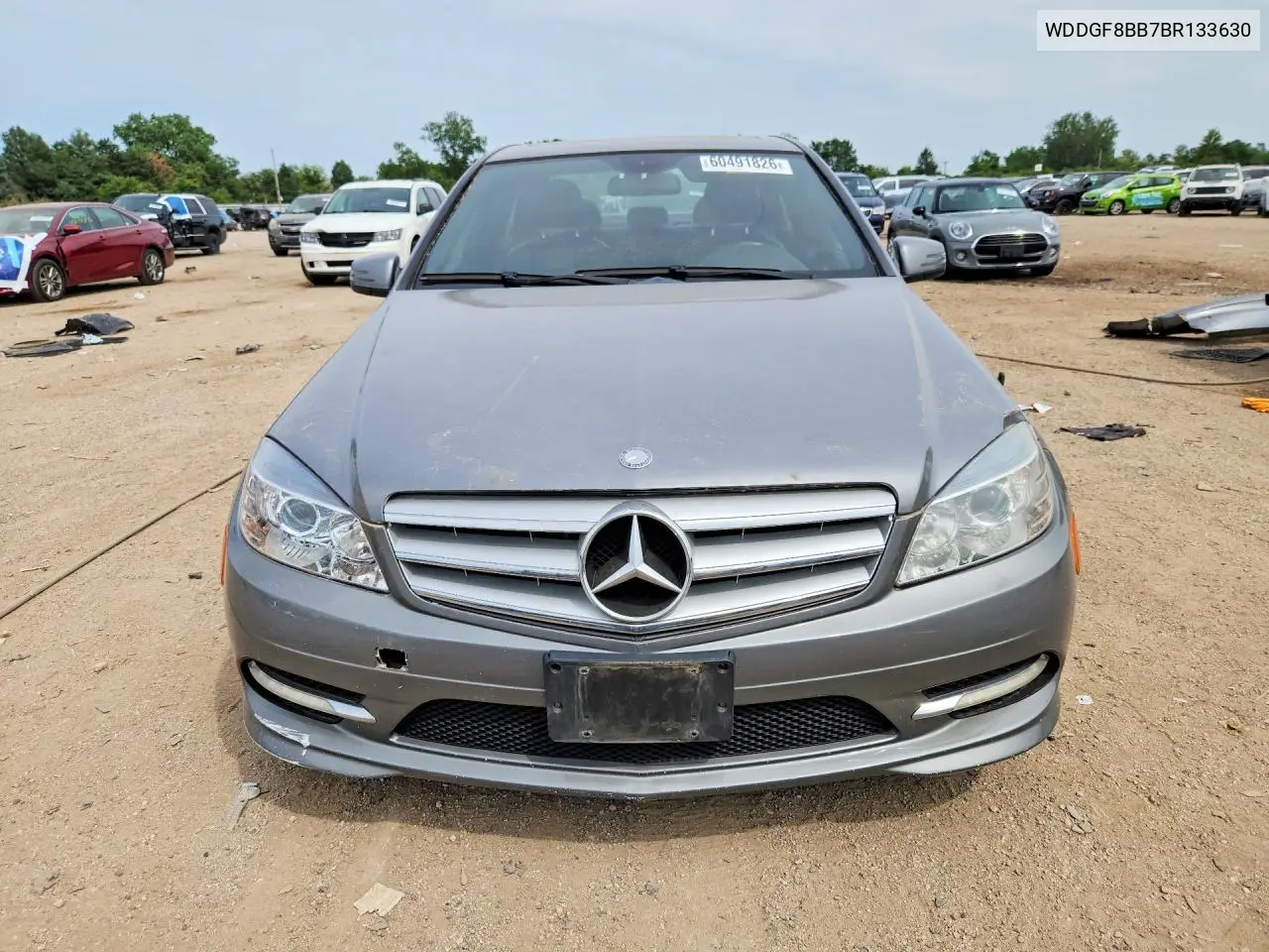 2011 Mercedes-Benz C 300 4Matic VIN: WDDGF8BB7BR133630 Lot: 60491826