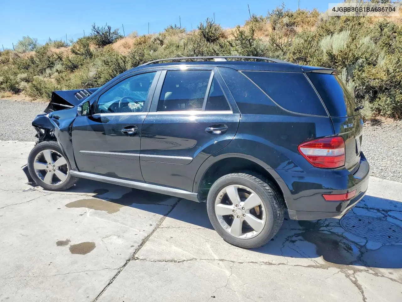 2011 Mercedes-Benz Ml 350 4Matic VIN: 4JGBB8GB1BA636704 Lot: 60503576