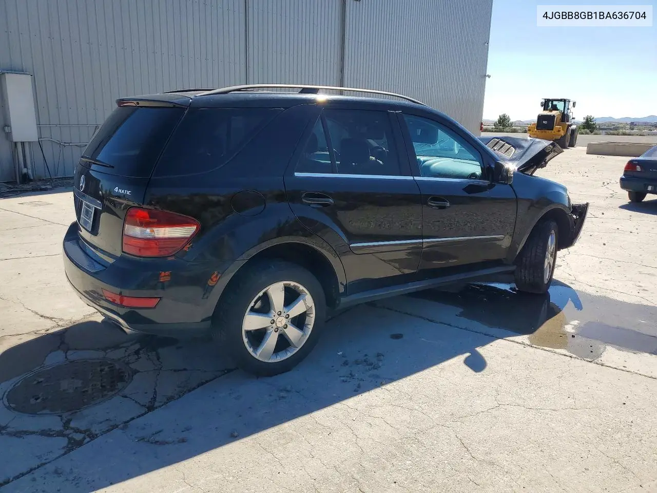 2011 Mercedes-Benz Ml 350 4Matic VIN: 4JGBB8GB1BA636704 Lot: 60503576