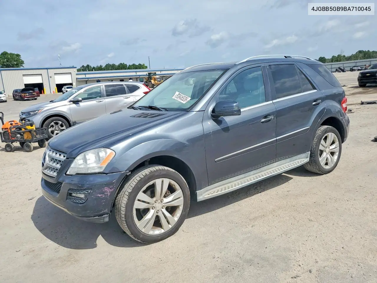 2011 Mercedes-Benz Ml 350 VIN: 4JGBB5GB9BA710045 Lot: 60646526