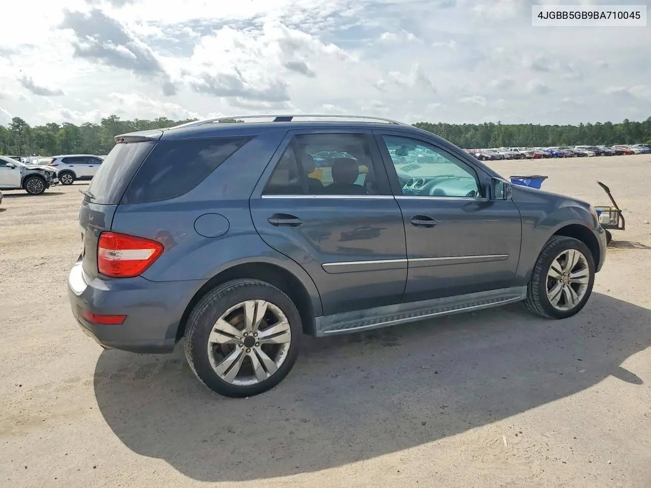 2011 Mercedes-Benz Ml 350 VIN: 4JGBB5GB9BA710045 Lot: 60646526
