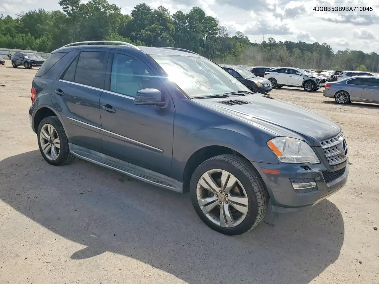 2011 Mercedes-Benz Ml 350 VIN: 4JGBB5GB9BA710045 Lot: 60646526