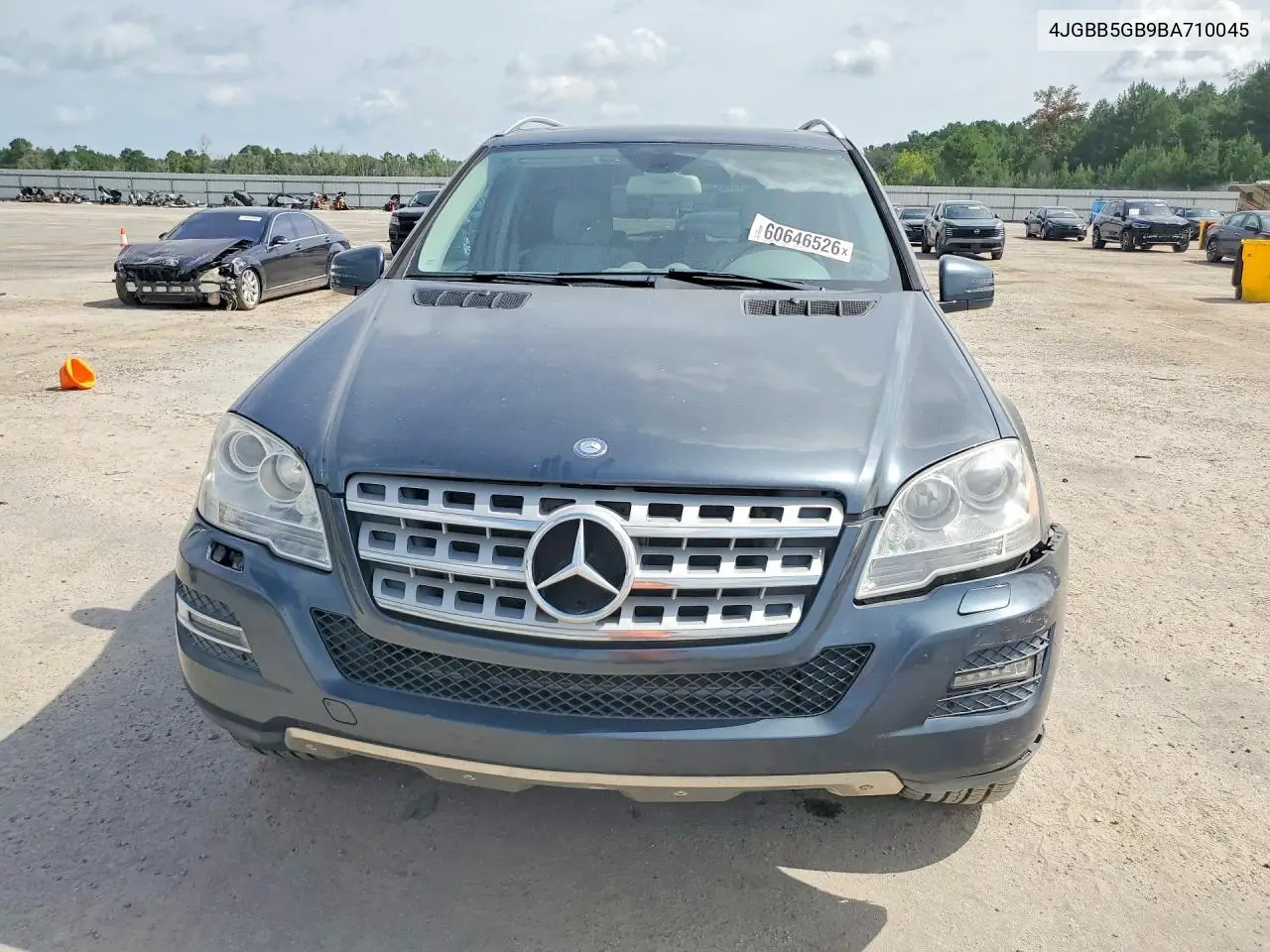 2011 Mercedes-Benz Ml 350 VIN: 4JGBB5GB9BA710045 Lot: 60646526