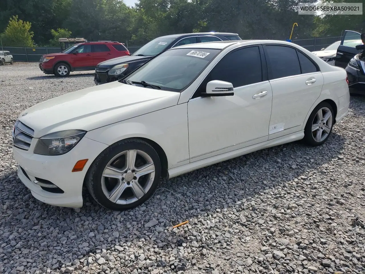 2011 Mercedes-Benz C 300 VIN: WDDGF5EBXBA509021 Lot: 60670186