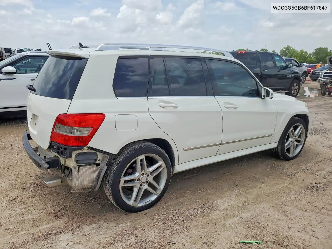2011 Mercedes-Benz Glk 350 VIN: WDCGG5GB6BF617847 Lot: 60982336
