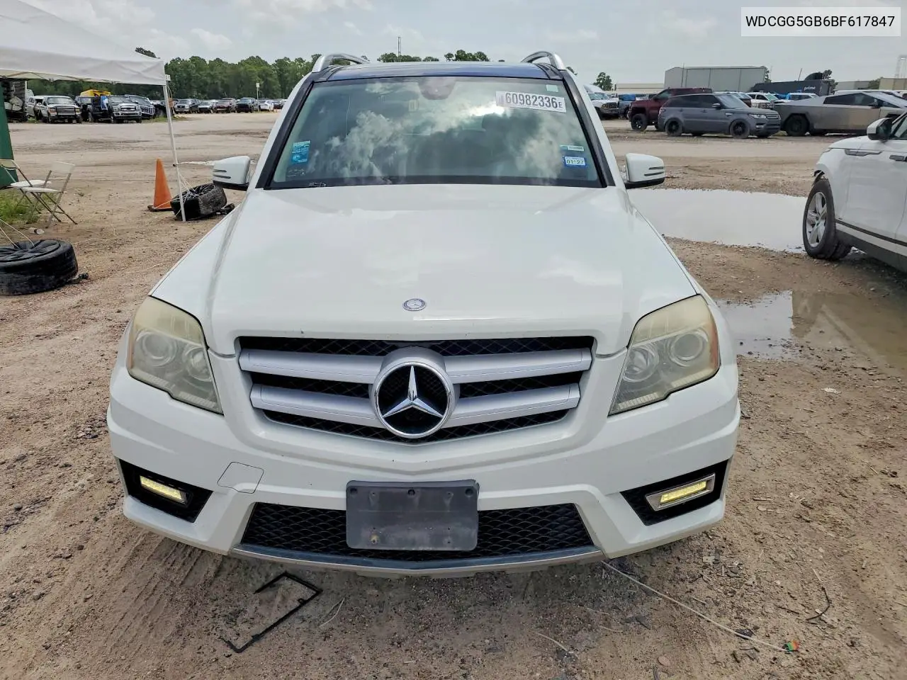 2011 Mercedes-Benz Glk 350 VIN: WDCGG5GB6BF617847 Lot: 60982336
