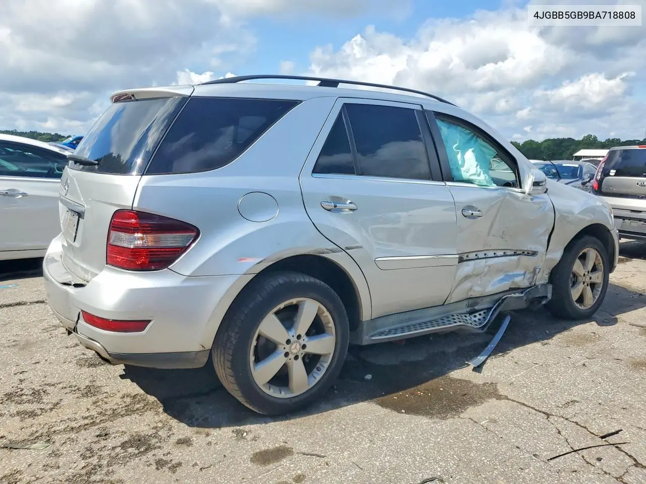 2011 Mercedes-Benz Ml 350 VIN: 4JGBB5GB9BA718808 Lot: 61237696