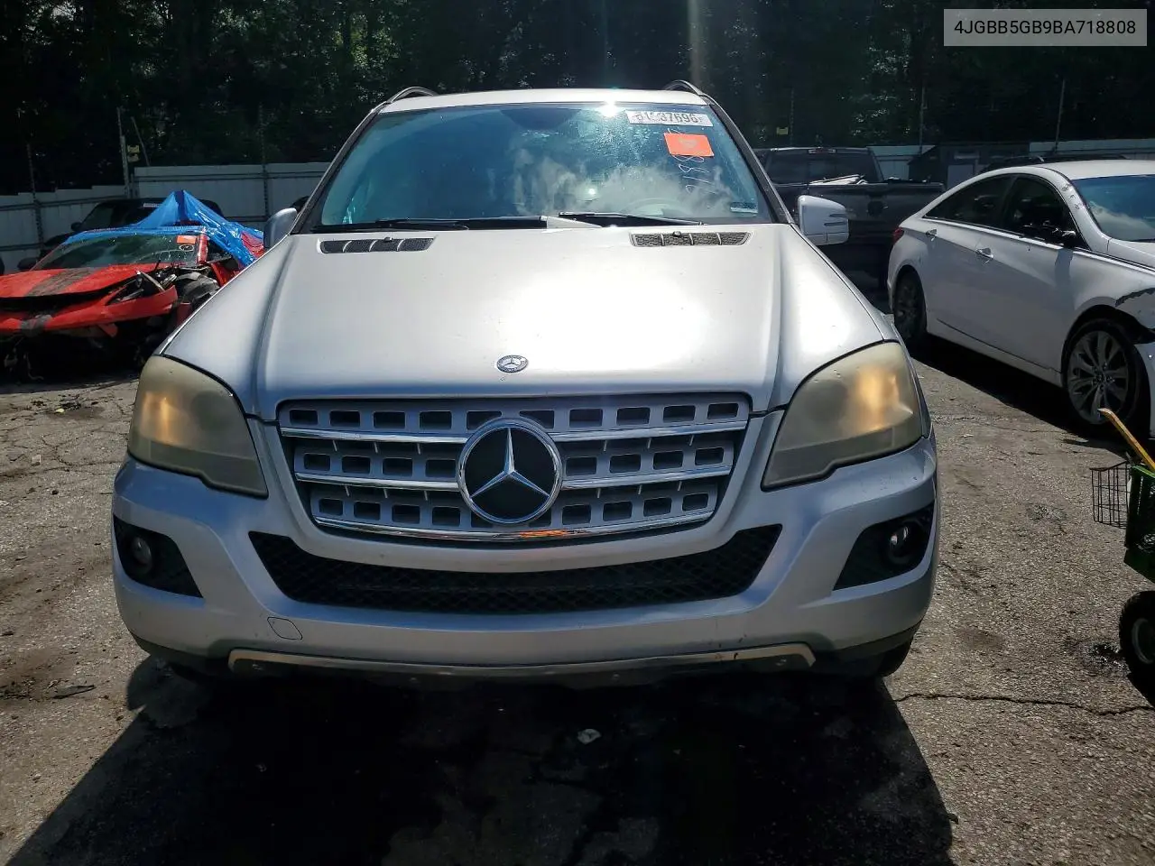 2011 Mercedes-Benz Ml 350 VIN: 4JGBB5GB9BA718808 Lot: 61237696