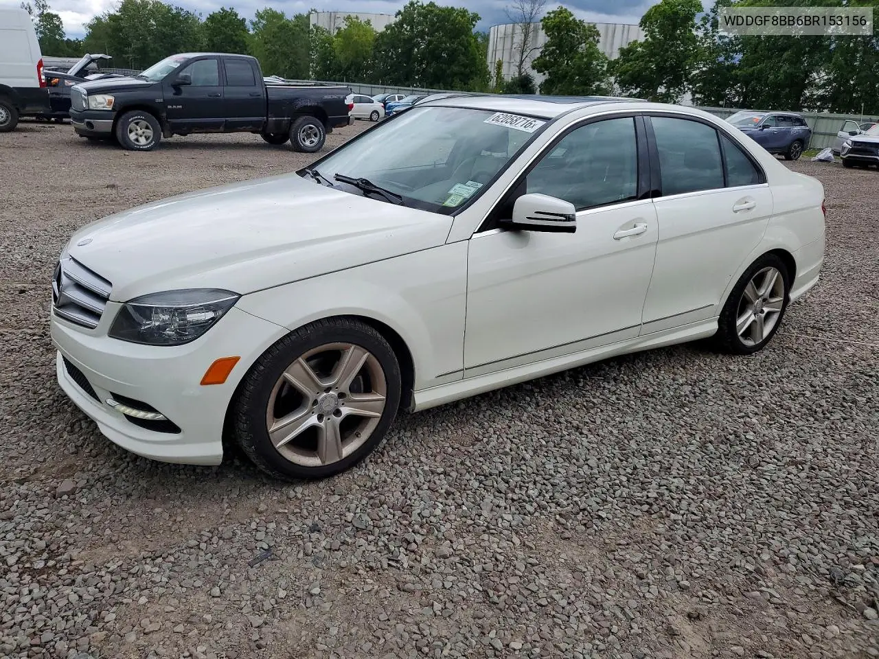 2011 Mercedes-Benz C 300 4Matic VIN: WDDGF8BB6BR153156 Lot: 62058716