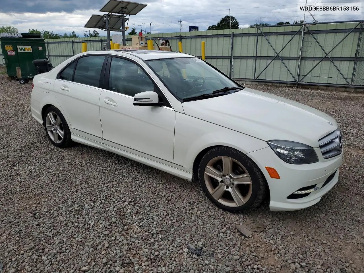 2011 Mercedes-Benz C 300 4Matic VIN: WDDGF8BB6BR153156 Lot: 62058716