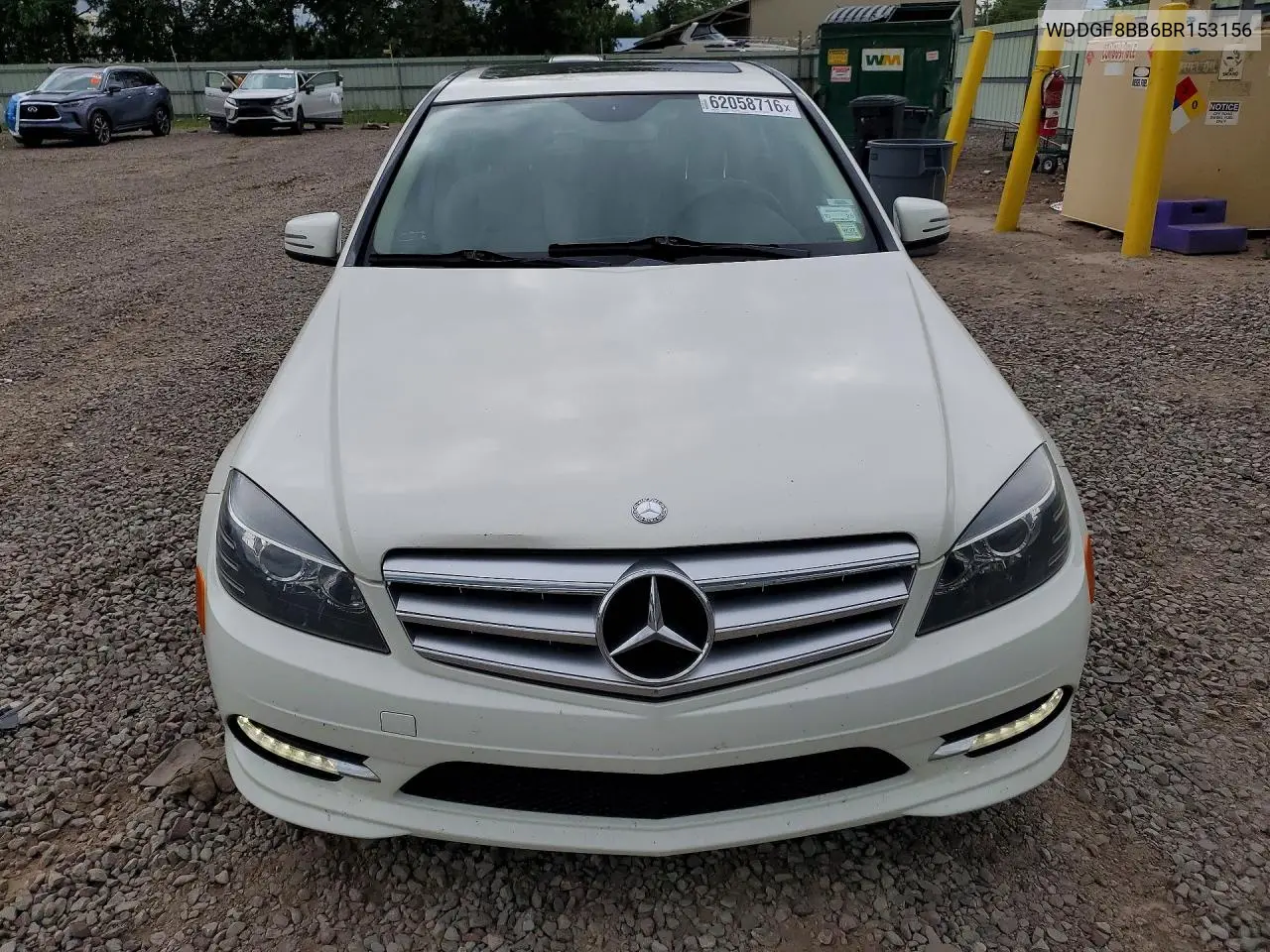 2011 Mercedes-Benz C 300 4Matic VIN: WDDGF8BB6BR153156 Lot: 62058716