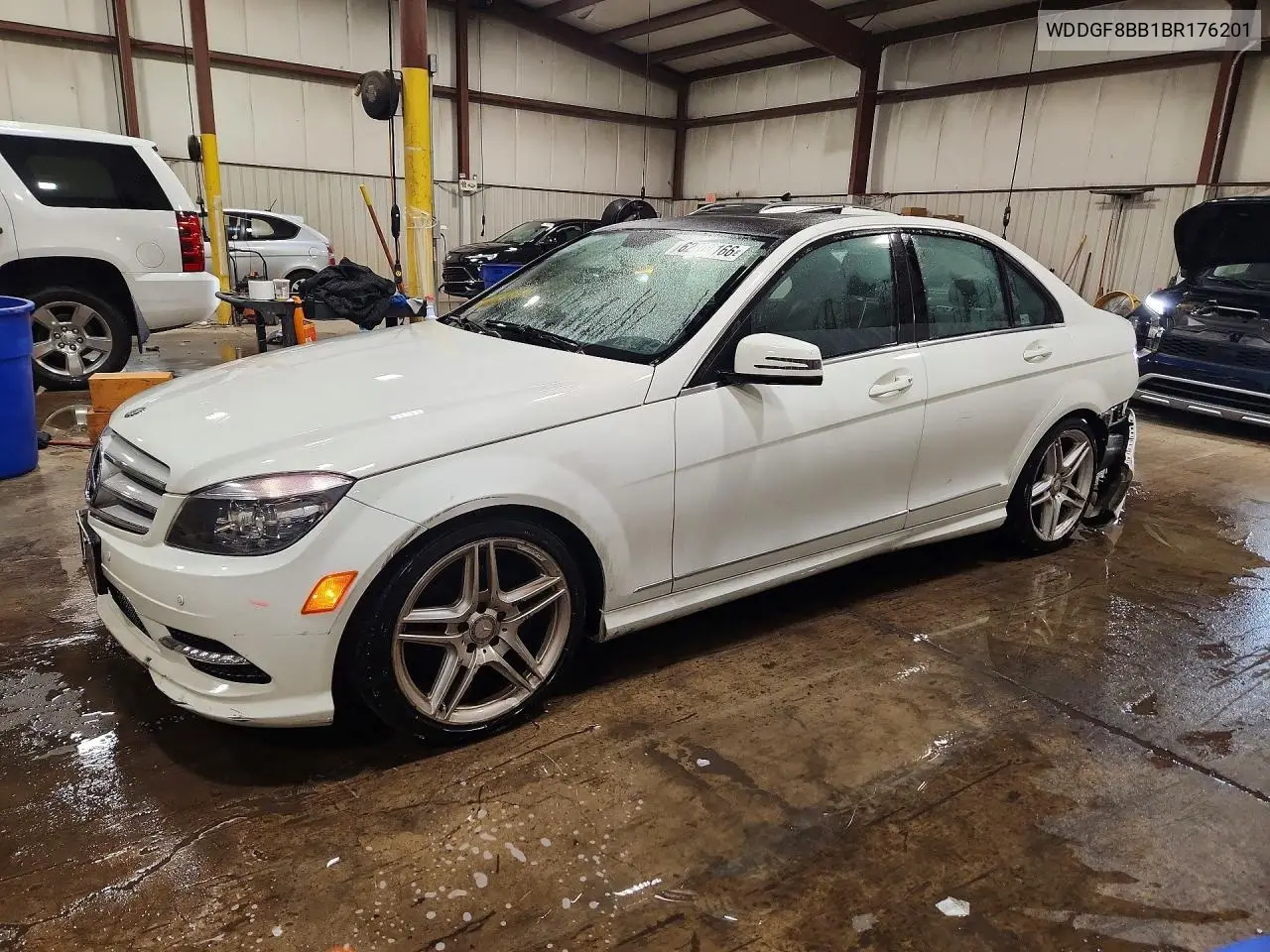 2011 Mercedes-Benz C 300 4Matic VIN: WDDGF8BB1BR176201 Lot: 62100166
