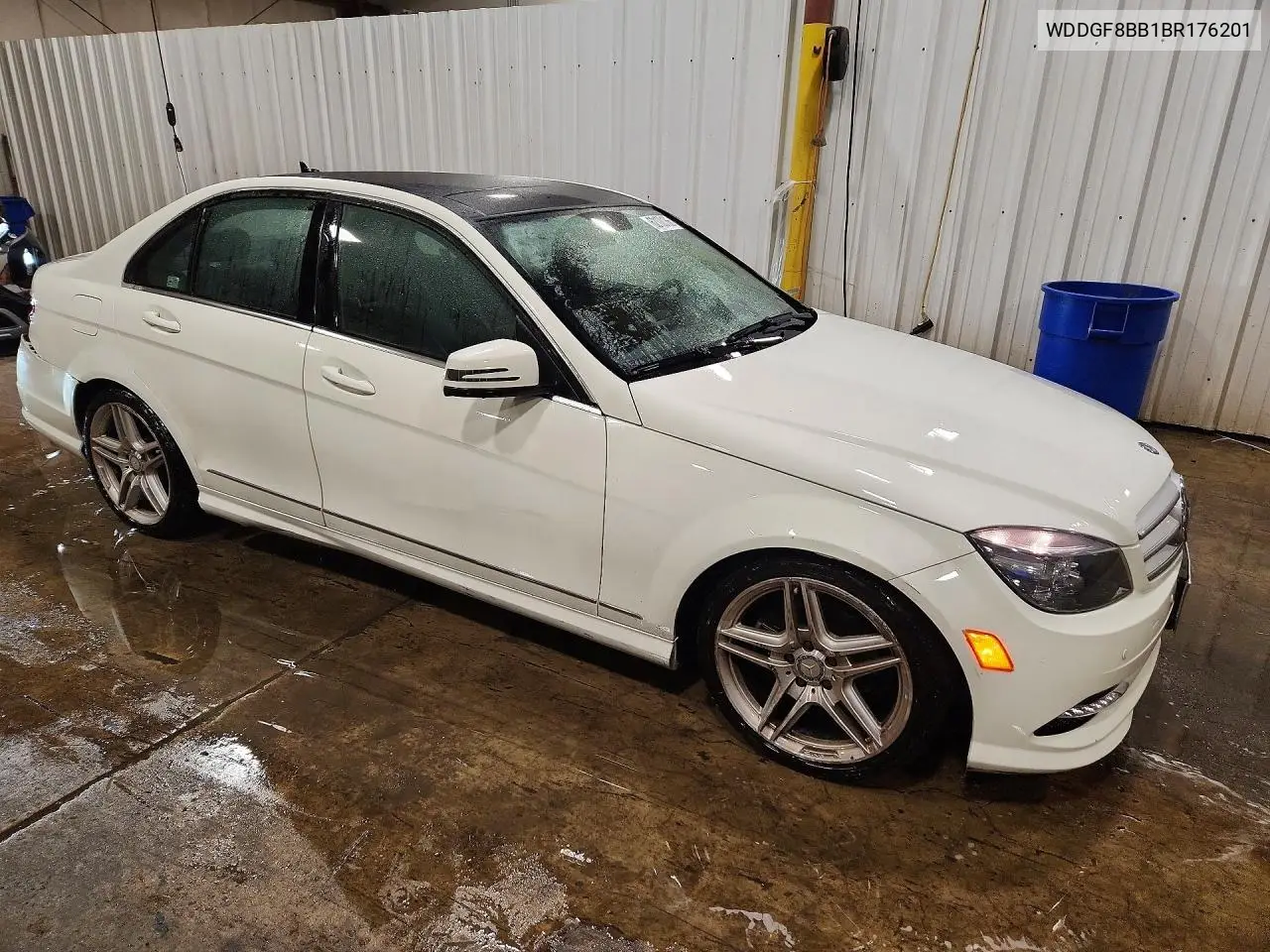2011 Mercedes-Benz C 300 4Matic VIN: WDDGF8BB1BR176201 Lot: 62100166