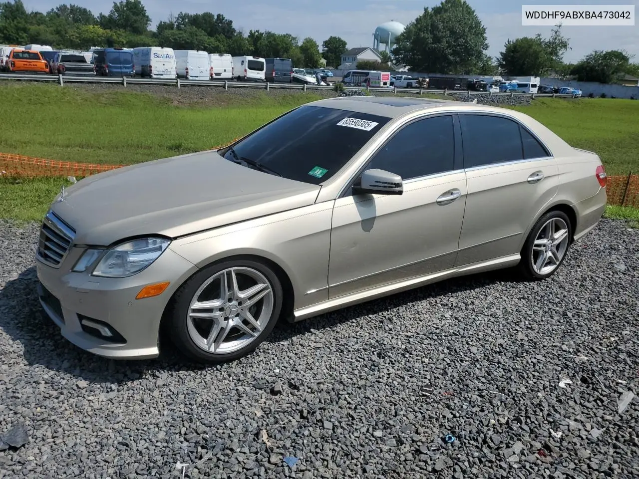 WDDHF9ABXBA473042 2011 Mercedes-Benz E 550 4Matic