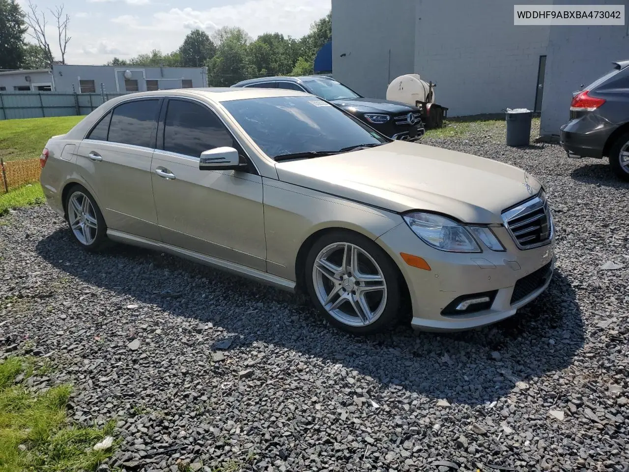 WDDHF9ABXBA473042 2011 Mercedes-Benz E 550 4Matic