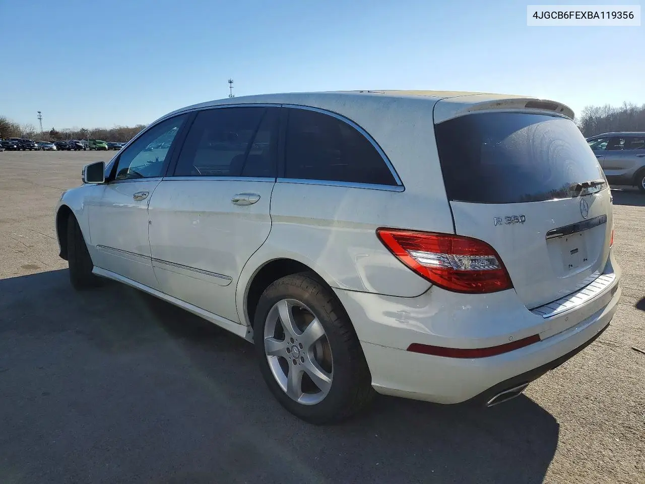 2011 Mercedes-Benz R 350 4Matic VIN: 4JGCB6FEXBA119356 Lot: 73175385