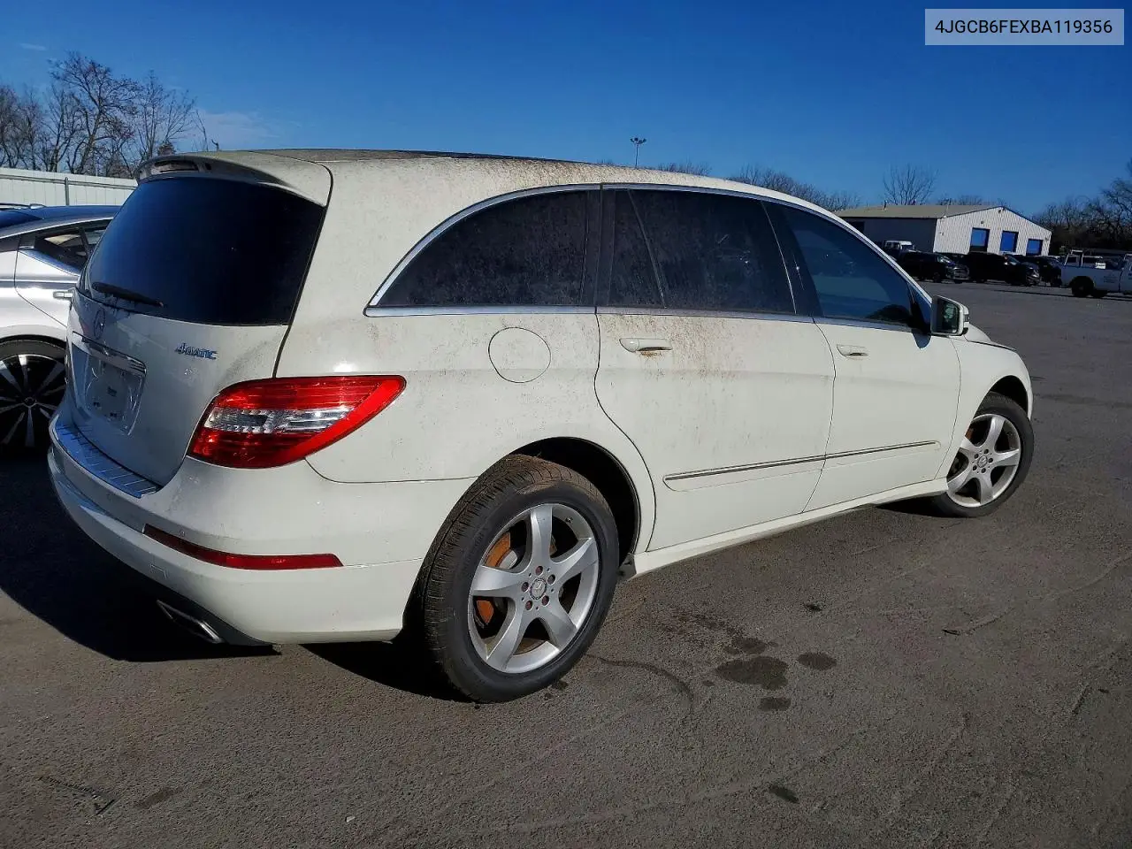 2011 Mercedes-Benz R 350 4Matic VIN: 4JGCB6FEXBA119356 Lot: 73175385