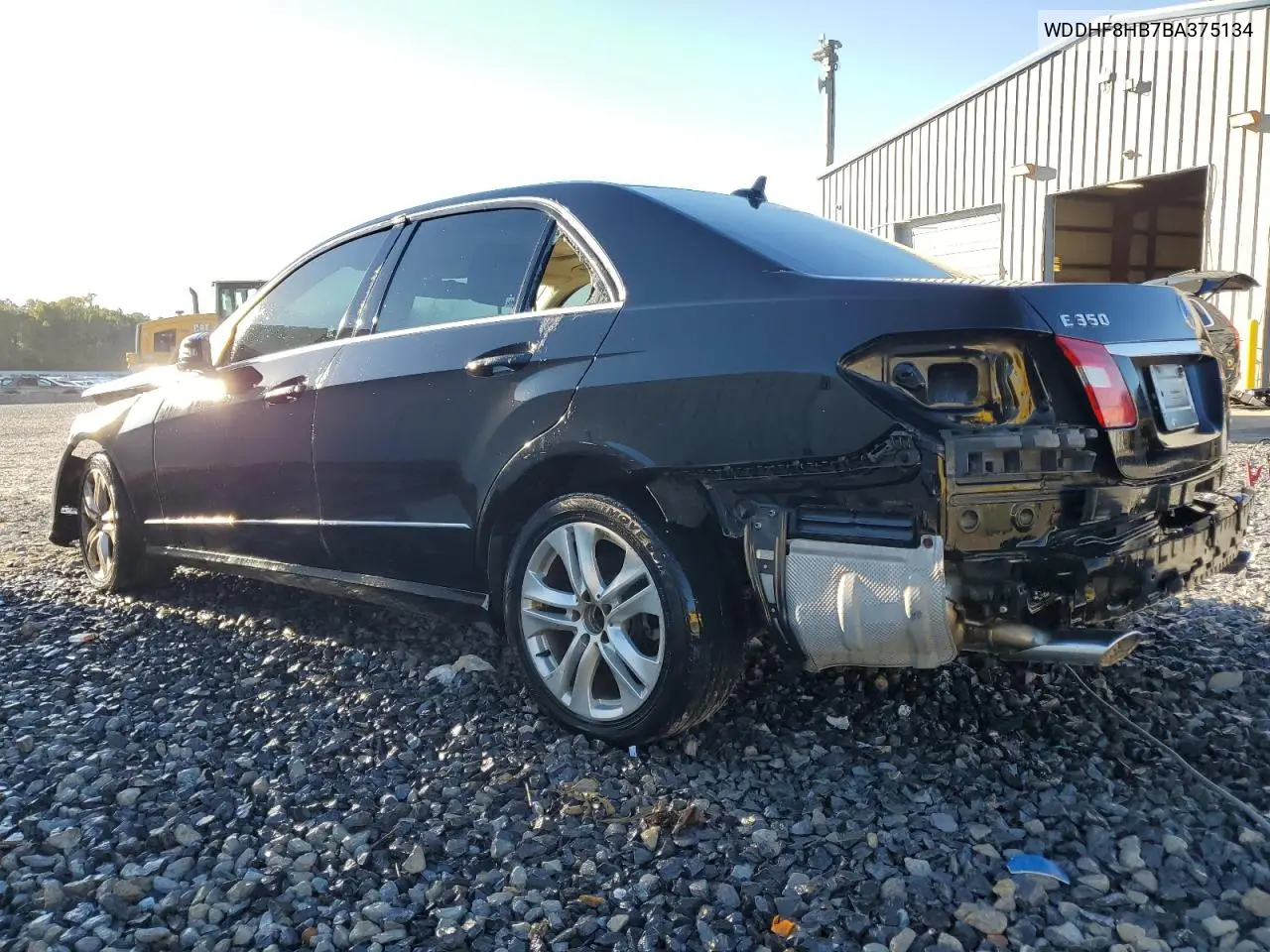 2011 Mercedes-Benz E 350 4Matic VIN: WDDHF8HB7BA375134 Lot: 78338665